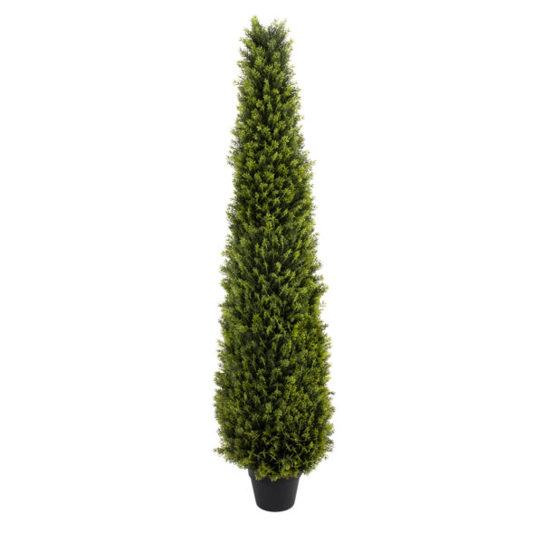 GloboStar® Artificial Garden CYPRESSUS SEMPERVIRENS 20395 Τεχνητό Διακοσμητικό Φυτό Μεσογειακό Κυπαρίσσι Υ150cm