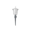 GloboStar® ZARDIN 203-0241 Vintage Καρφωτό Φωτιστικό Φαναράκι Μονόφωτο 1 x E27 IP44 Λευκό Πλαστικό Σώμα – Μ16 x Π16 x Υ51cm