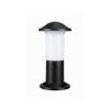 GloboStar® GARDENIO 203-0246 Μοντέρνο Επιδαπέδιο Φωτιστικό Φαναράκι Μονόφωτο 1 x E27 IP44 Μαύρο Πλαστικό Σώμα – Μ15 x Π15 x Υ32cm