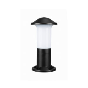 GloboStar® GARDENIO 203-0246 Μοντέρνο Επιδαπέδιο Φωτιστικό Φαναράκι Μονόφωτο 1 x E27 IP44 Μαύρο Πλαστικό Σώμα – Μ15 x Π15 x Υ32cm