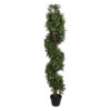 GloboStar® Artificial Garden BUXUS SPIRAL 20401 Τεχνητό Διακοσμητικό Φυτό Σπιράλ Πυξός Υ150cm