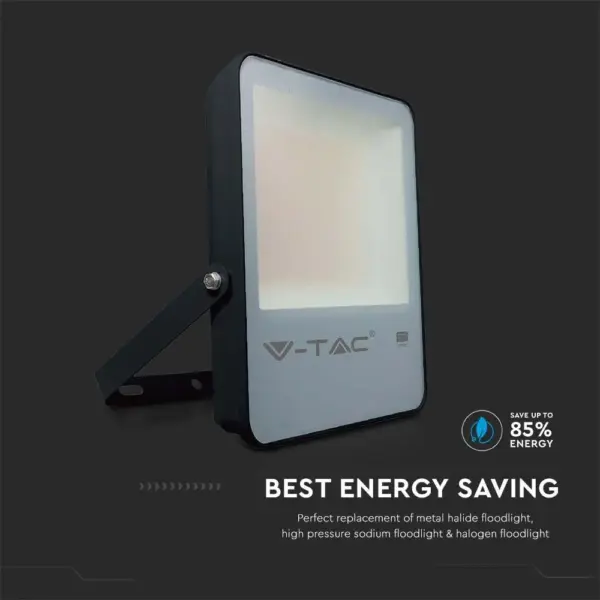 Προβολέας LED V-TAC PRO Samsung Chip 100W Ψυχρό Λευκό 6400K Μαύρο 13700lm Evolution – 20407