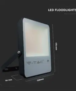 Προβολέας LED V-TAC PRO Samsung Chip 50W φυσικό λευκό 4000K Μαύρο σώμα 137lm/W Evolution – 20404