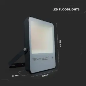 Προβολέας LED V-TAC PRO Samsung Chip 50W φυσικό λευκό 4000K Μαύρο σώμα 137lm/W Evolution – 20404