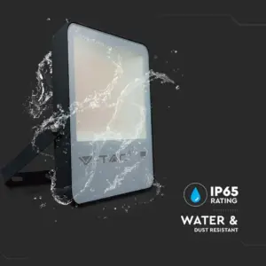 LED Προβολέας 100W V-TAC PRO Samsung Chip Μαύρος 100° 13700lm Αδιάβροχος IP65 Φυσικό 4000K – 20406