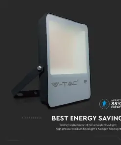 LED Προβολέας 100W V-TAC PRO Samsung Chip Μαύρος 100° 13700lm Αδιάβροχος IP65 Φυσικό 4000K – 20406