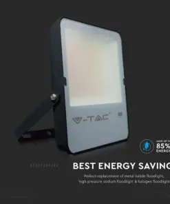 Προβολέας LED V-TAC PRO Samsung Chip 150W Ψυχρό Λευκό 6400K Μαύρο 20500lm Evolution – 20409