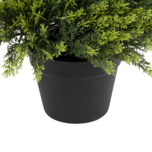 GloboStar® Artificial Garden LEMON CYPRESS SPIRAL 20408 Τεχνητό Διακοσμητικό Φυτό Λεμονόκυπάρισσο Υ150cm