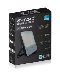 LED Προβολέας 200W V-TAC PRO Samsung Chip Μαύρος 100° 27350lm Αδιάβροχος IP65 Ψυχρό 6400K – 20411