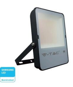 LED Προβολέας 200W V-TAC PRO Samsung Chip Μαύρος 100° 27350lm Αδιάβροχος IP65 Ψυχρό 6400K – 20411