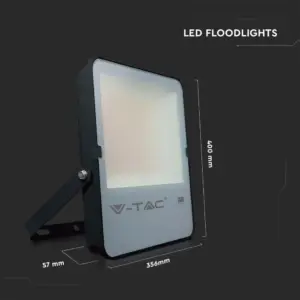 LED Προβολέας 200W V-TAC PRO Samsung Chip Μαύρος 100° 27350lm Αδιάβροχος IP65 Ψυχρό 6400K – 20411
