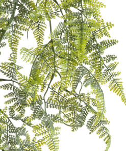 GloboStar® Artificial Garden FERN HANGING BRANCH 20410 Τεχνητό Διακοσμητικό Κρεμαστό Φυτό Φτέρη Υ89cm