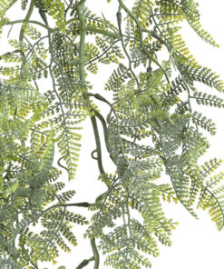 GloboStar® Artificial Garden FERN HANGING BRANCH 20413 Τεχνητό Διακοσμητικό Κρεμαστό Φυτό Φτέρη Υ89cm