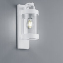 Φωτιστικό Τοίχου Trio Lighting E27 Λευκό Ματ Αλουμίνιο IP44 204160131