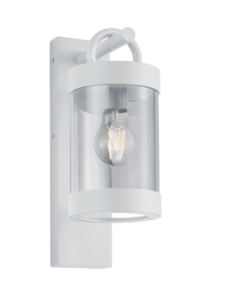 Φωτιστικό Τοίχου Trio Lighting E27 Λευκό Ματ Αλουμίνιο IP44 204160131