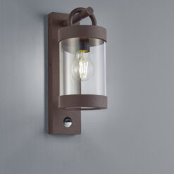 Φωτιστικό Τοίχου Trio Lighting E27 Σκουριά Αλουμίνιο IP44 204169124