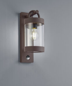 Φωτιστικό Τοίχου Trio Lighting E27 Σκουριά Αλουμίνιο IP44 204169124