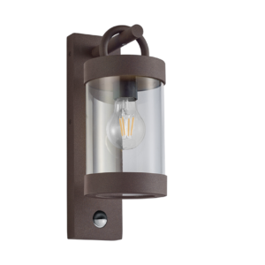 Φωτιστικό Τοίχου Trio Lighting   E27 Σκουριά Αλουμίνιο   IP44 204169124