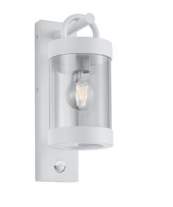 Φωτιστικό Τοίχου Trio Lighting E27 Λευκό Ματ Αλουμίνιο IP44 204169131