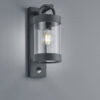 Φωτιστικό Τοίχου Trio Lighting   E27 Ανθρακί Αλουμίνιο   IP44 204169142
