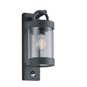 Φωτιστικό Τοίχου Trio Lighting   E27 Ανθρακί Αλουμίνιο   IP44 204169142
