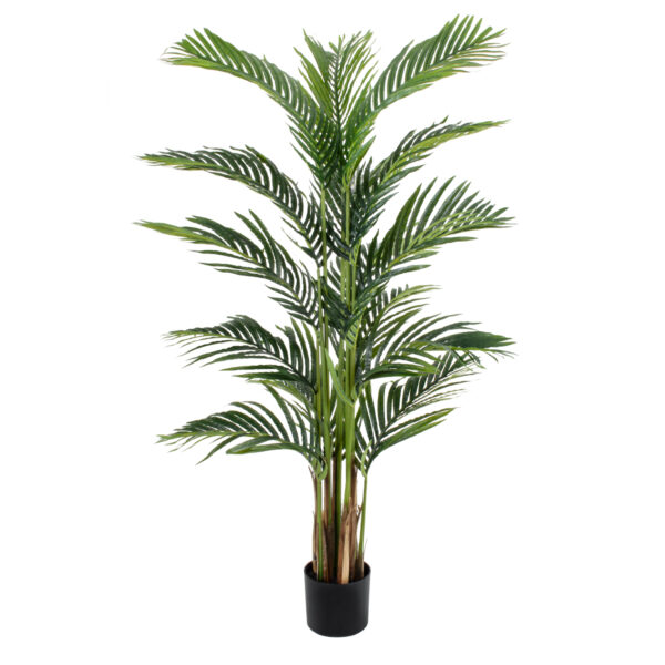 GloboStar® Artificial Garden ARECA PALM TREE 20419 Τεχνητό Διακοσμητικό Φυτό Φοινικόδεντρο Αρέκα Υ150cm