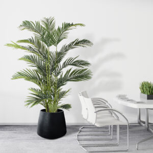 GloboStar® Artificial Garden ARECA PALM TREE 20420 Τεχνητό Διακοσμητικό Φυτό Φοινικόδεντρο Αρέκα Υ180cm