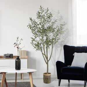 GloboStar® Artificial Garden OLIVE TREE 20423 Τεχνητό Διακοσμητικό Δέντρο Ελιά Υ170cm