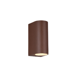Φωτιστικό Τοίχου Trio Lighting ROYA 2x GU10 Σκουριά Χυτό Αλουμίνιο IP44 – 204260224