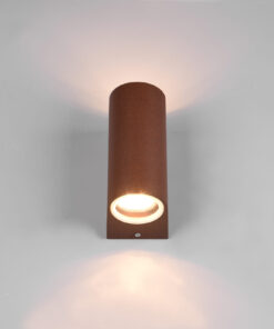 Φωτιστικό Τοίχου Trio Lighting ROYA 2x GU10 Σκουριά Χυτό Αλουμίνιο IP44 – 204260224