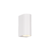 Φωτιστικό Τοίχου Trio Lighting ROYA 2x GU10 Λευκό Ματ Χυτό Αλουμίνιο IP44, Πάνω-κάτω φωτισμός- 204260231