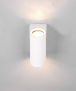 Φωτιστικό Τοίχου Trio Lighting ROYA 2x GU10 Λευκό Ματ Χυτό Αλουμίνιο IP44, Πάνω-κάτω φωτισμός- 204260231