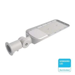 LED φωτιστικό δρόμου V-TAC PRO Samsung Chip 100W 6500Κ Γκρί σώμα – 20427