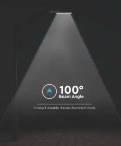 LED φωτιστικό δρόμου V-TAC PRO Samsung Chip 100W 6500Κ Γκρί σώμα – 20427