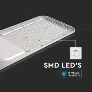 LED φωτιστικό δρόμου V-TAC PRO Samsung Chip 100W 6500Κ Γκρί σώμα – 20427