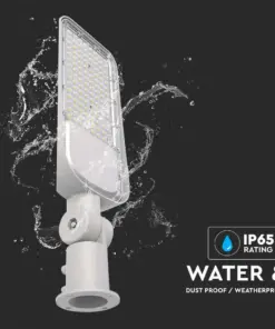 LED φωτιστικό δρόμου V-TAC PRO Samsung Chip 100W 6500Κ Γκρί σώμα – 20427