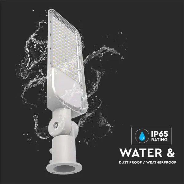 LED φωτιστικό δρόμου V-TAC PRO Samsung Chip 100W 6500Κ Γκρί σώμα – 20427