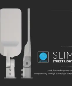 LED φωτιστικό δρόμου V-TAC PRO Samsung Chip 100W 6500Κ Γκρί σώμα – 20427