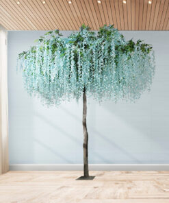 GloboStar® Artificial Garden WISTERIA FLOWER TREE 20433 Τεχνητό Διακοσμητικό Δέντρο Βιστερία Υ340cm