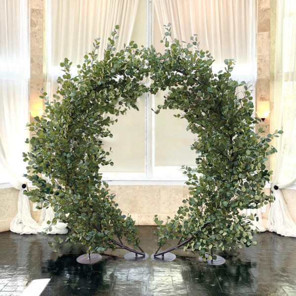 GloboStar® Artificial Garden EYCALYPTUS CINEREA ARCH 20434 Τεχνητή Διακοσμητική Αψίδα Ευκάλυπτου Μ250cm x Υ250cm