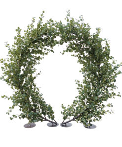 GloboStar® Artificial Garden EYCALYPTUS CINEREA ARCH 20434 Τεχνητή Διακοσμητική Αψίδα Ευκάλυπτου Μ250cm x Υ250cm
