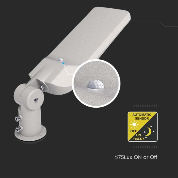 LED Φωτιστικό Δρόμου V-TAC PRO Samsung Chip 150W 4000Κ Γκρί με Αισθήτηρα Φωτός – 20436