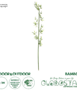 GloboStar® Artificial Garden BAMBOO BRANCH 20439 Τεχνητό Διακοσμητικό Κλαδί Μπαμπού Υ200cm