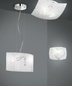 Φωτιστικό Τοίχου Trio Lighting E27 Λευκό Μεταλλικό 204400101
