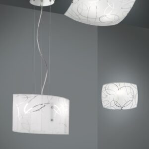 Φωτιστικό Τοίχου Trio Lighting   E27 Λευκό Μεταλλικό    204400101