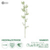 GloboStar® Artificial Garden BAMBOO BRANCH 20440 Τεχνητό Διακοσμητικό Κλαδί Μπαμπού Υ250cm