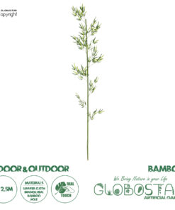 GloboStar® Artificial Garden BAMBOO BRANCH 20440 Τεχνητό Διακοσμητικό Κλαδί Μπαμπού Υ250cm