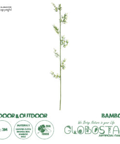GloboStar® Artificial Garden BAMBOO BRANCH 20441 Τεχνητό Διακοσμητικό Κλαδί Μπαμπού Υ300cm