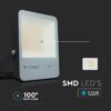 LED Προβολέας 30W V-TAC PRO Samsung Chip Μαύρος 100° 4720lm Αδιάβροχος IP65 Ψυχρό 6400K – 20450