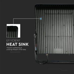 LED Προβολέας 30W V-TAC PRO Samsung Chip Μαύρος 100° 4720lm Αδιάβροχος IP65 Ψυχρό 6400K – 20450